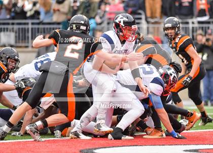 Thumbnail 1 in John F. Kennedy Catholic vs. Minster (OHSAA Division VII Final)  photogallery.