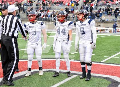 Thumbnail 2 in John F. Kennedy Catholic vs. Minster (OHSAA Division VII Final)  photogallery.