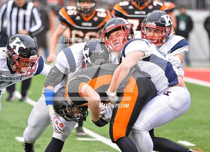Thumbnail 3 in John F. Kennedy Catholic vs. Minster (OHSAA Division VII Final)  photogallery.