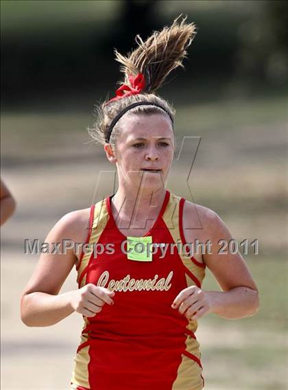 Thumbnail 3 in FR: McDonald's Roughrider Invitational (Frosh Girls Large School) photogallery.