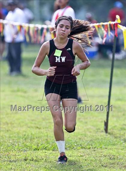 Thumbnail 2 in FR: McDonald's Roughrider Invitational (Frosh Girls Large School) photogallery.