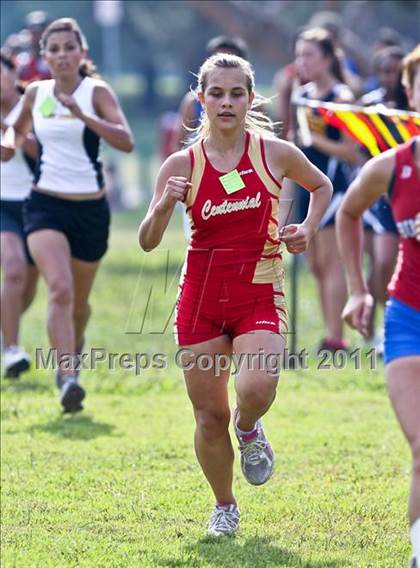 Thumbnail 3 in FR: McDonald's Roughrider Invitational (Frosh Girls Large School) photogallery.