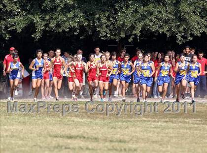 Thumbnail 2 in FR: McDonald's Roughrider Invitational (Frosh Girls Large School) photogallery.