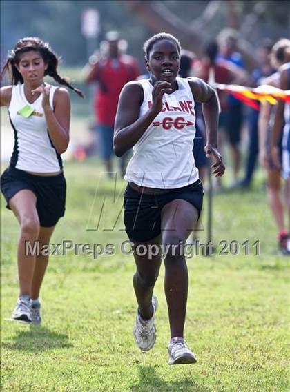 Thumbnail 1 in FR: McDonald's Roughrider Invitational (Frosh Girls Large School) photogallery.