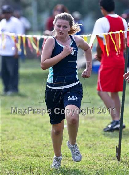 Thumbnail 3 in FR: McDonald's Roughrider Invitational (Frosh Girls Large School) photogallery.