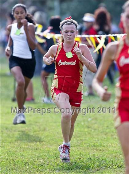 Thumbnail 3 in FR: McDonald's Roughrider Invitational (Frosh Girls Large School) photogallery.