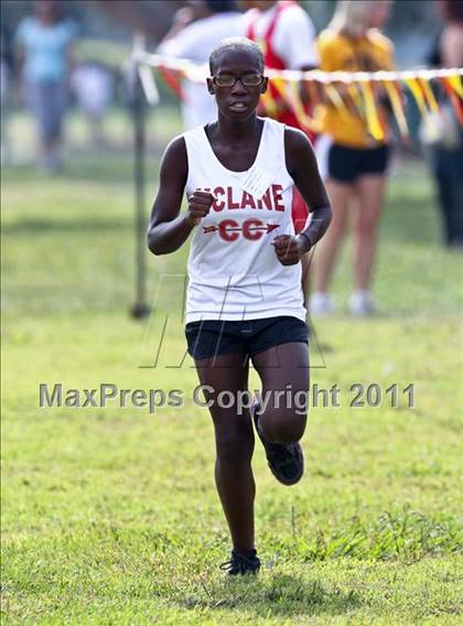 Thumbnail 2 in FR: McDonald's Roughrider Invitational (Frosh Girls Large School) photogallery.