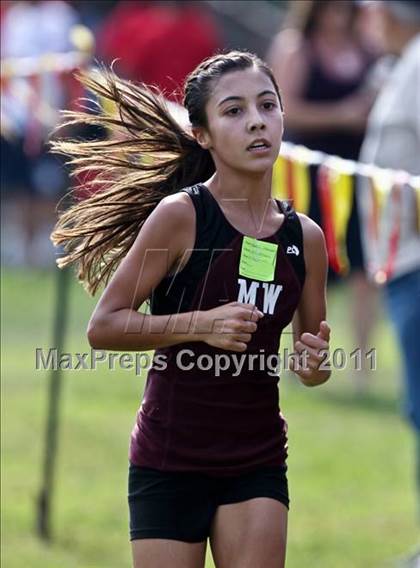 Thumbnail 3 in FR: McDonald's Roughrider Invitational (Frosh Girls Large School) photogallery.
