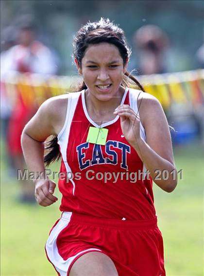 Thumbnail 1 in FR: McDonald's Roughrider Invitational (Frosh Girls Large School) photogallery.
