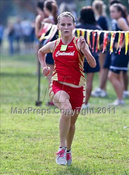 Thumbnail 3 in FR: McDonald's Roughrider Invitational (Frosh Girls Large School) photogallery.