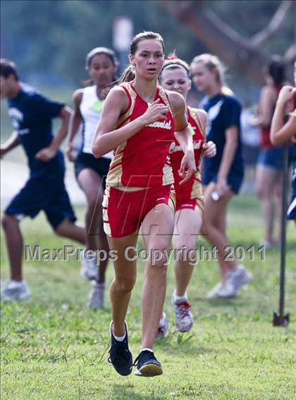 Thumbnail 1 in FR: McDonald's Roughrider Invitational (Frosh Girls Large School) photogallery.