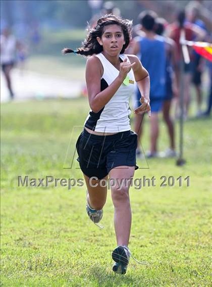Thumbnail 2 in FR: McDonald's Roughrider Invitational (Frosh Girls Large School) photogallery.