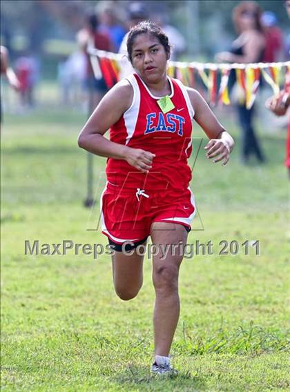 Thumbnail 1 in FR: McDonald's Roughrider Invitational (Frosh Girls Large School) photogallery.