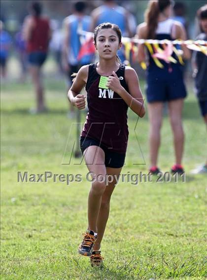 Thumbnail 1 in FR: McDonald's Roughrider Invitational (Frosh Girls Large School) photogallery.