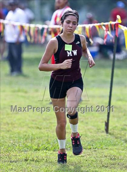 Thumbnail 3 in FR: McDonald's Roughrider Invitational (Frosh Girls Large School) photogallery.