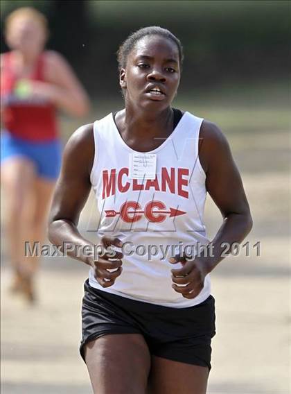 Thumbnail 2 in FR: McDonald's Roughrider Invitational (Frosh Girls Large School) photogallery.
