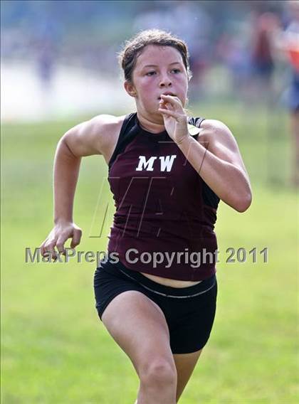 Thumbnail 3 in FR: McDonald's Roughrider Invitational (Frosh Girls Large School) photogallery.