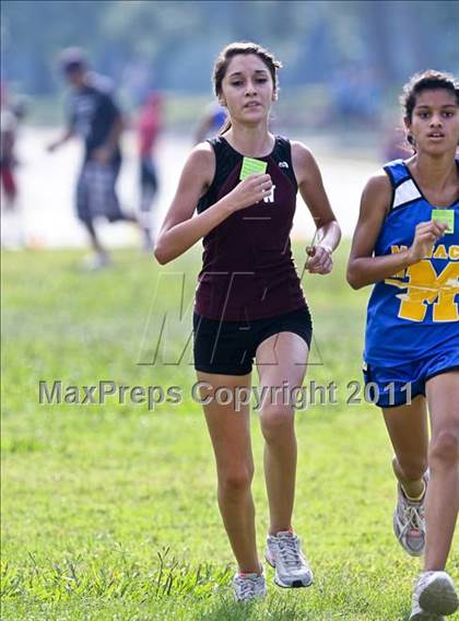 Thumbnail 2 in FR: McDonald's Roughrider Invitational (Frosh Girls Large School) photogallery.