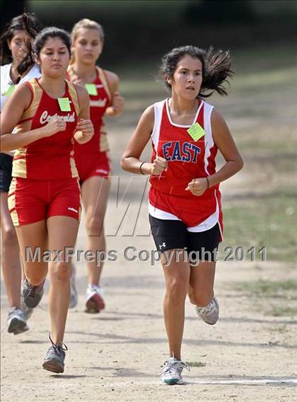 Thumbnail 3 in FR: McDonald's Roughrider Invitational (Frosh Girls Large School) photogallery.