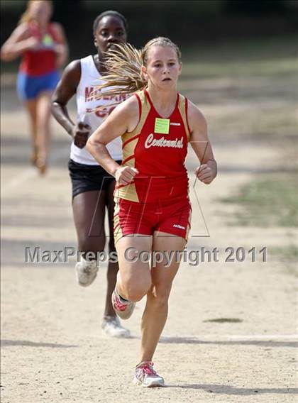 Thumbnail 2 in FR: McDonald's Roughrider Invitational (Frosh Girls Large School) photogallery.