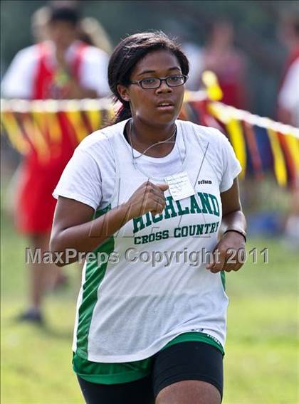 Thumbnail 3 in FR: McDonald's Roughrider Invitational (Frosh Girls Large School) photogallery.