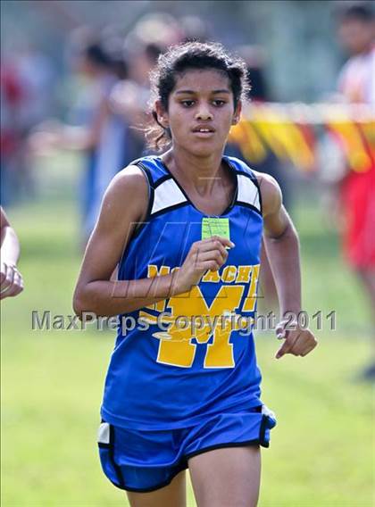 Thumbnail 3 in FR: McDonald's Roughrider Invitational (Frosh Girls Large School) photogallery.
