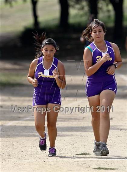 Thumbnail 2 in FR: McDonald's Roughrider Invitational (Frosh Girls Large School) photogallery.