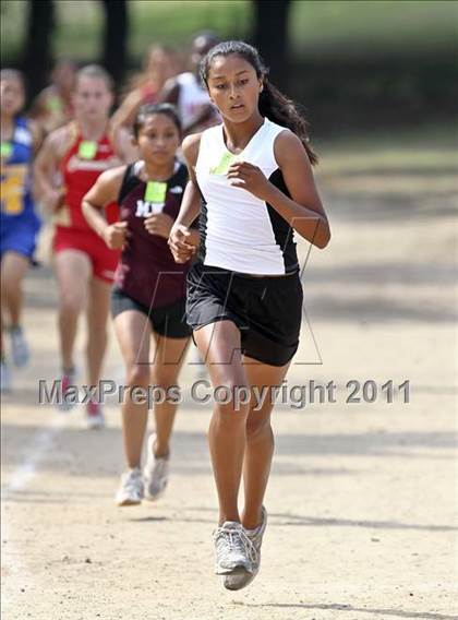 Thumbnail 2 in FR: McDonald's Roughrider Invitational (Frosh Girls Large School) photogallery.