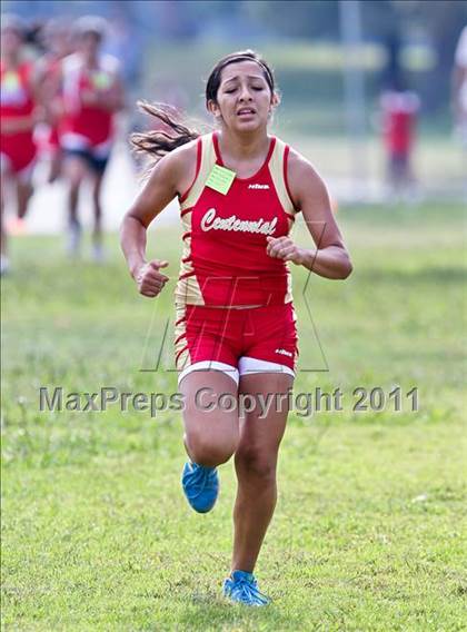 Thumbnail 1 in FR: McDonald's Roughrider Invitational (Frosh Girls Large School) photogallery.