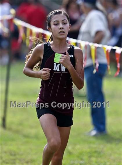 Thumbnail 1 in FR: McDonald's Roughrider Invitational (Frosh Girls Large School) photogallery.