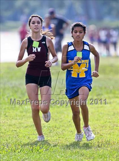 Thumbnail 1 in FR: McDonald's Roughrider Invitational (Frosh Girls Large School) photogallery.