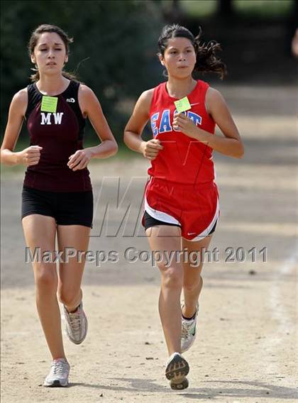 Thumbnail 1 in FR: McDonald's Roughrider Invitational (Frosh Girls Large School) photogallery.