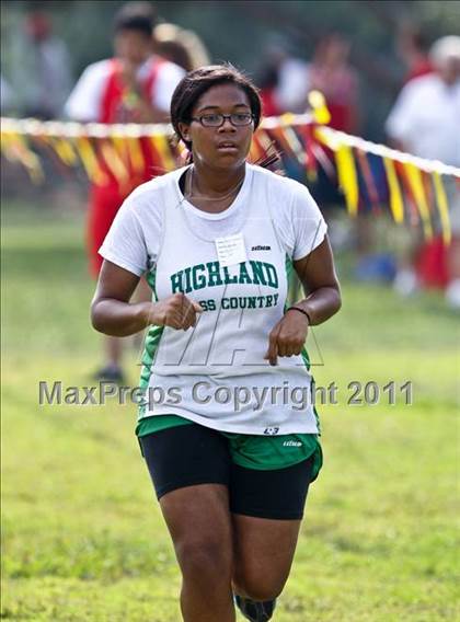 Thumbnail 2 in FR: McDonald's Roughrider Invitational (Frosh Girls Large School) photogallery.
