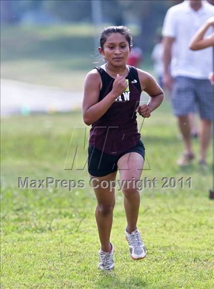 Thumbnail 3 in FR: McDonald's Roughrider Invitational (Frosh Girls Large School) photogallery.