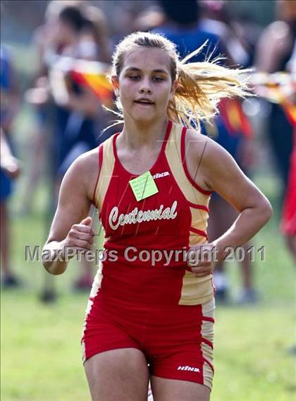 Thumbnail 2 in FR: McDonald's Roughrider Invitational (Frosh Girls Large School) photogallery.
