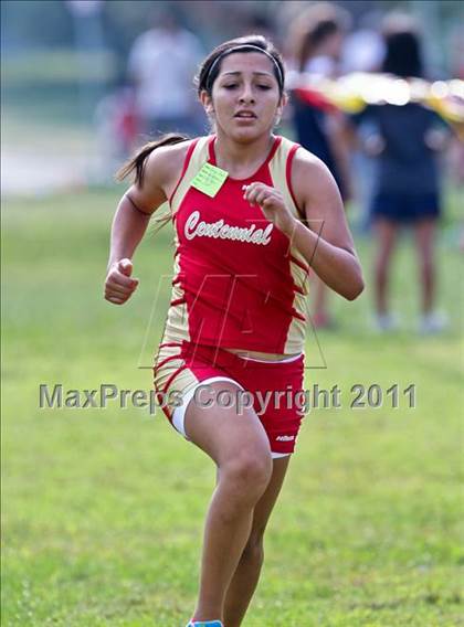 Thumbnail 1 in FR: McDonald's Roughrider Invitational (Frosh Girls Large School) photogallery.