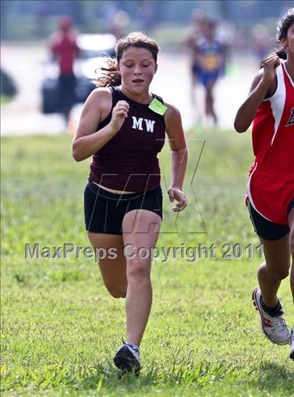 Thumbnail 3 in FR: McDonald's Roughrider Invitational (Frosh Girls Large School) photogallery.