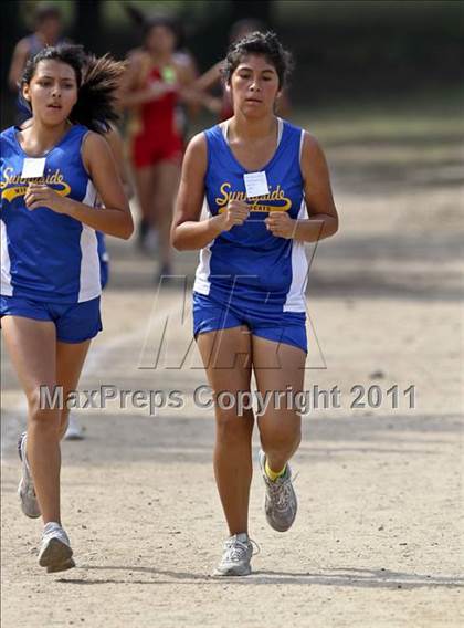 Thumbnail 1 in FR: McDonald's Roughrider Invitational (Frosh Girls Large School) photogallery.