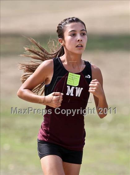 Thumbnail 2 in FR: McDonald's Roughrider Invitational (Frosh Girls Large School) photogallery.