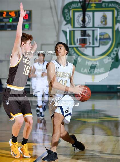 Thumbnail 3 in St. John Bosco vs. Crespi (The Classic at Damien) photogallery.