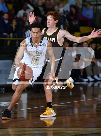 Thumbnail 1 in St. John Bosco vs. Crespi (The Classic at Damien) photogallery.