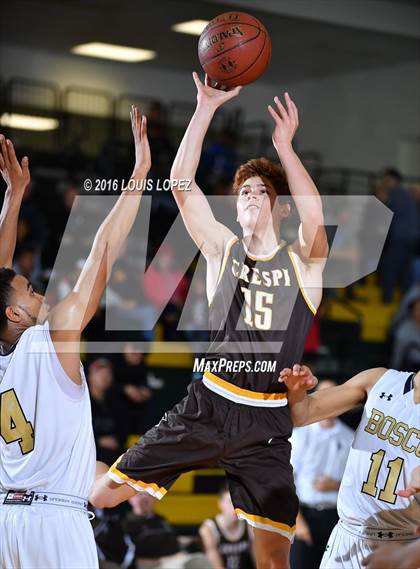 Thumbnail 2 in St. John Bosco vs. Crespi (The Classic at Damien) photogallery.