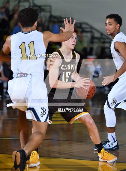 Thumbnail 2 in St. John Bosco vs. Crespi (The Classic at Damien) photogallery.