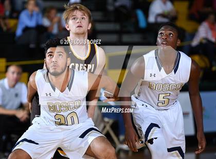 Thumbnail 2 in St. John Bosco vs. Crespi (The Classic at Damien) photogallery.