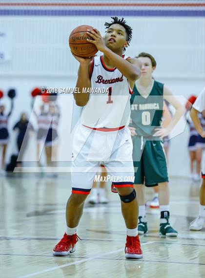 Thumbnail 1 in Brentwood School vs St. Monica photogallery.