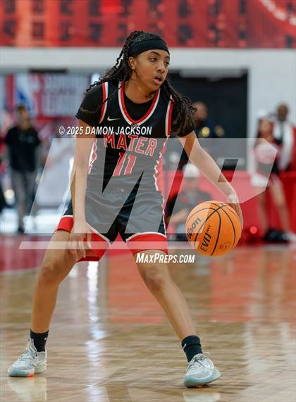 Thumbnail 3 in Mater Academy East Las Vegas vs Virgin Valley (2025 NIAA 3A State Championship) photogallery.