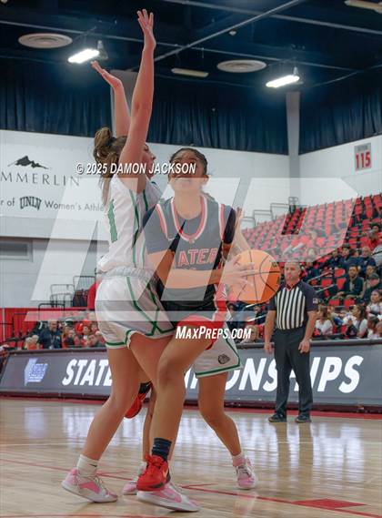Thumbnail 2 in Mater Academy East Las Vegas vs Virgin Valley (2025 NIAA 3A State Championship) photogallery.