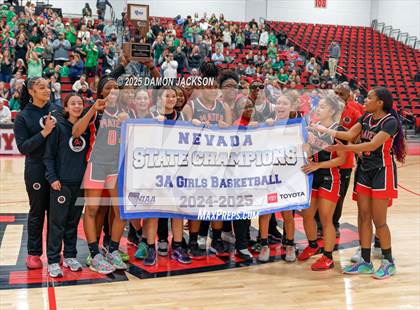 Thumbnail 3 in Mater Academy East Las Vegas vs Virgin Valley (2025 NIAA 3A State Championship) photogallery.