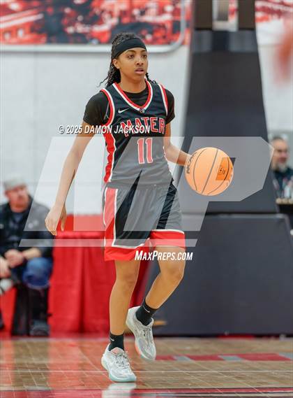 Thumbnail 3 in Mater Academy East Las Vegas vs Virgin Valley (2025 NIAA 3A State Championship) photogallery.