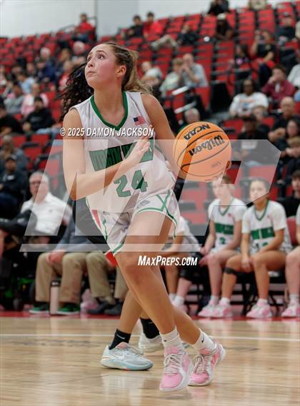 Thumbnail 3 in Mater Academy East Las Vegas vs Virgin Valley (2025 NIAA 3A State Championship) photogallery.